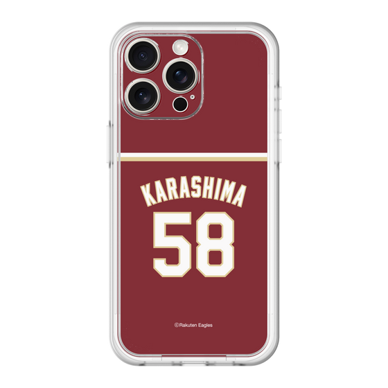 スリムプロテクションプレミアムケース［ 楽天イーグルス - #58 Karashima - ビジター ］