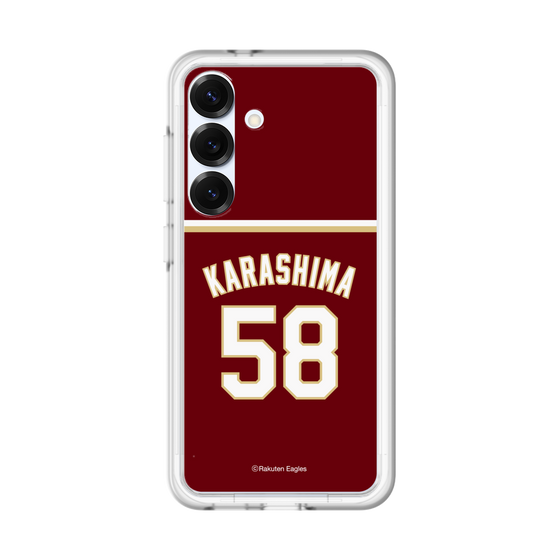 スリムプロテクションプレミアムケース［ 楽天イーグルス - #58 Karashima - ビジター ］