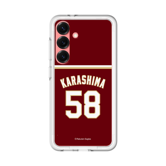 スリムプロテクションプレミアムケース［ 楽天イーグルス - #58 Karashima - ビジター ］