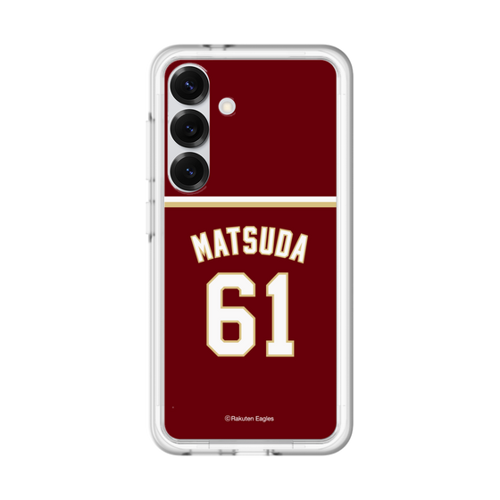 スリムプロテクションプレミアムケース［ 楽天イーグルス - #61 Matsuda - ビジター ］