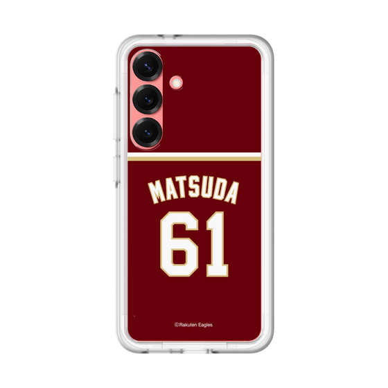 スリムプロテクションプレミアムケース［ 楽天イーグルス - #61 Matsuda - ビジター ］