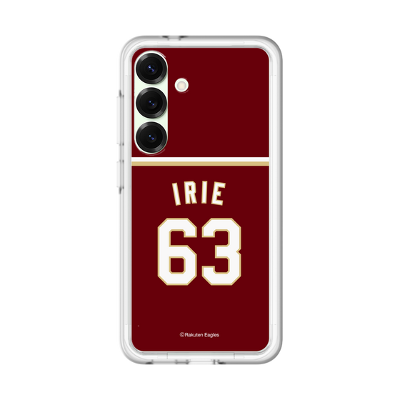 スリムプロテクションプレミアムケース［ 楽天イーグルス - #63 Irie - ビジター ］
