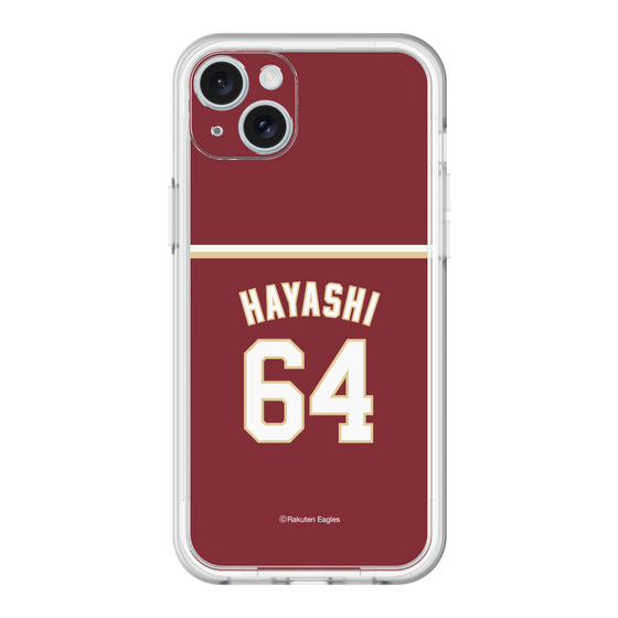 スリムプロテクションプレミアムケース［ 楽天イーグルス - #64 Hayashi - ビジター ］