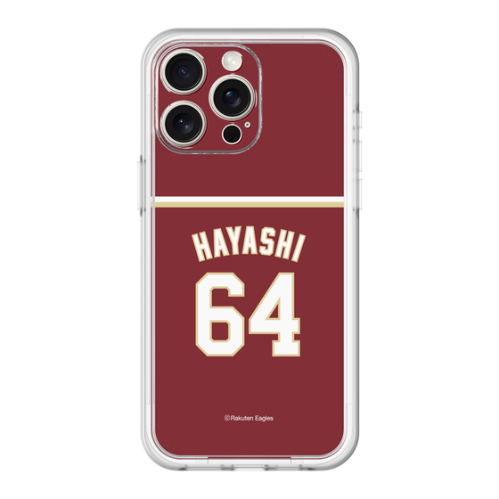スリムプロテクションプレミアムケース［ 楽天イーグルス - #64 Hayashi - ビジター ］
