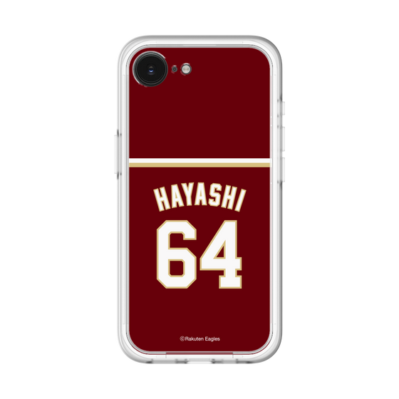 スリムプロテクションプレミアムケース［ 楽天イーグルス - #64 Hayashi - ビジター ］
