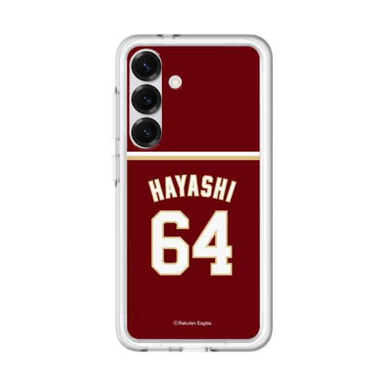 スリムプロテクションプレミアムケース［ 楽天イーグルス - #64 Hayashi - ビジター ］