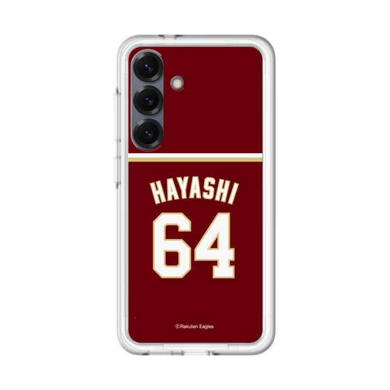 スリムプロテクションプレミアムケース［ 楽天イーグルス - #64 Hayashi - ビジター ］