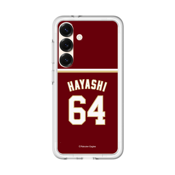 スリムプロテクションプレミアムケース［ 楽天イーグルス - #64 Hayashi - ビジター ］