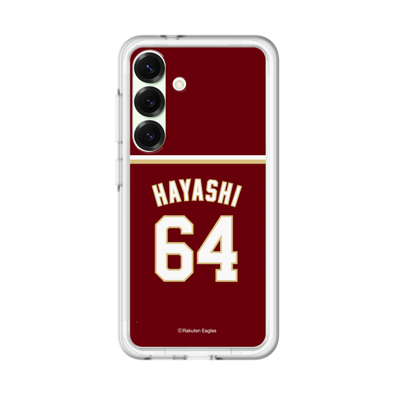スリムプロテクションプレミアムケース［ 楽天イーグルス - #64 Hayashi - ビジター ］