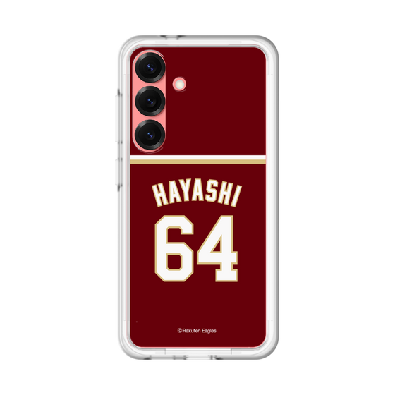 スリムプロテクションプレミアムケース［ 楽天イーグルス - #64 Hayashi - ビジター ］