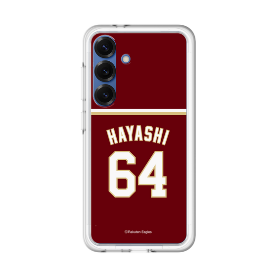 スリムプロテクションプレミアムケース［ 楽天イーグルス - #64 Hayashi - ビジター ］