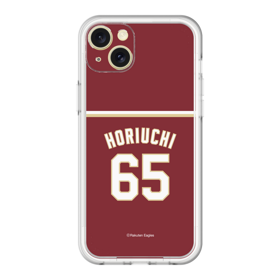スリムプロテクションプレミアムケース［ 楽天イーグルス - #65 Horiuchi - ビジター ］
