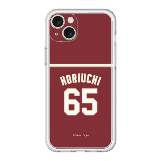 スリムプロテクションプレミアムケース［ 楽天イーグルス - #65 Horiuchi - ビジター ］