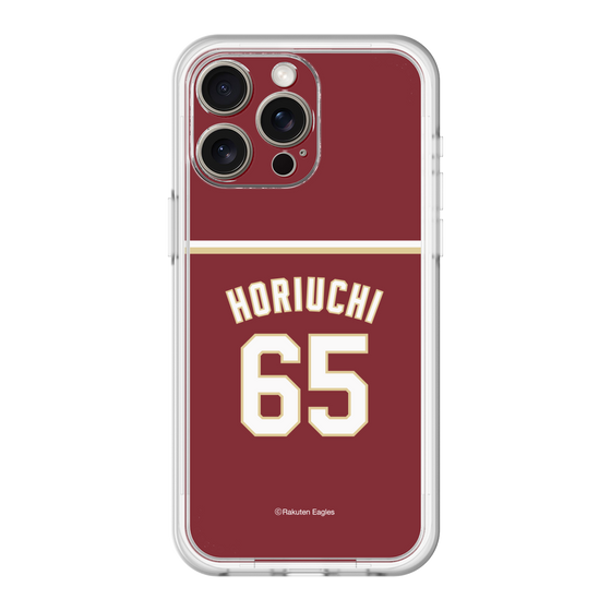 スリムプロテクションプレミアムケース［ 楽天イーグルス - #65 Horiuchi - ビジター ］