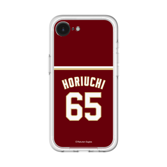 スリムプロテクションプレミアムケース［ 楽天イーグルス - #65 Horiuchi - ビジター ］