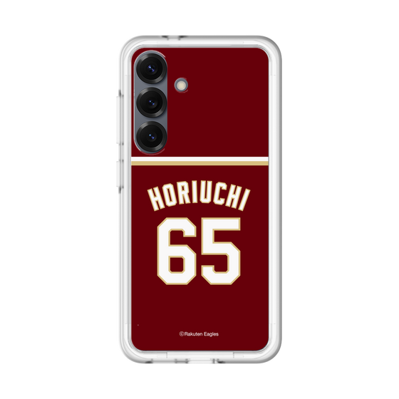 スリムプロテクションプレミアムケース［ 楽天イーグルス - #65 Horiuchi - ビジター ］