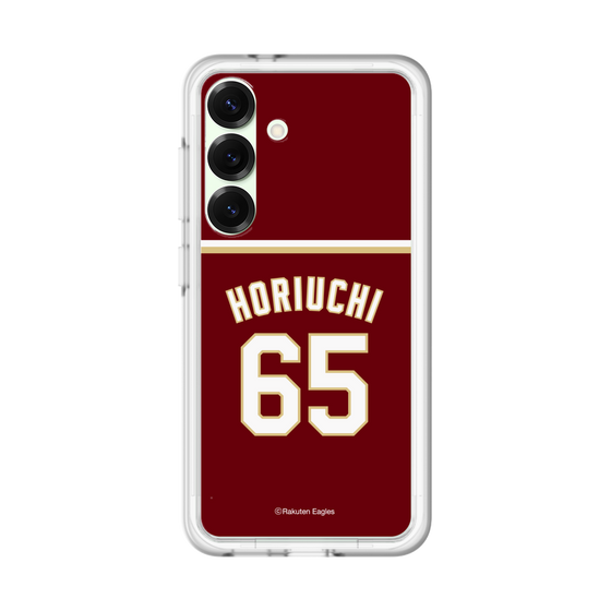 スリムプロテクションプレミアムケース［ 楽天イーグルス - #65 Horiuchi - ビジター ］