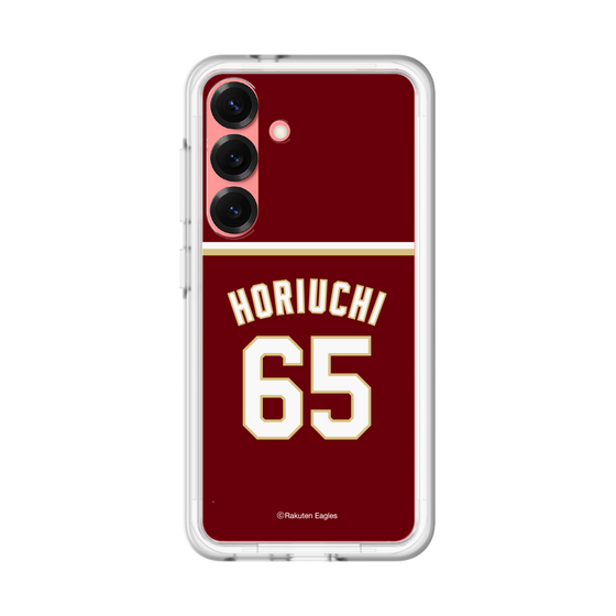 スリムプロテクションプレミアムケース［ 楽天イーグルス - #65 Horiuchi - ビジター ］
