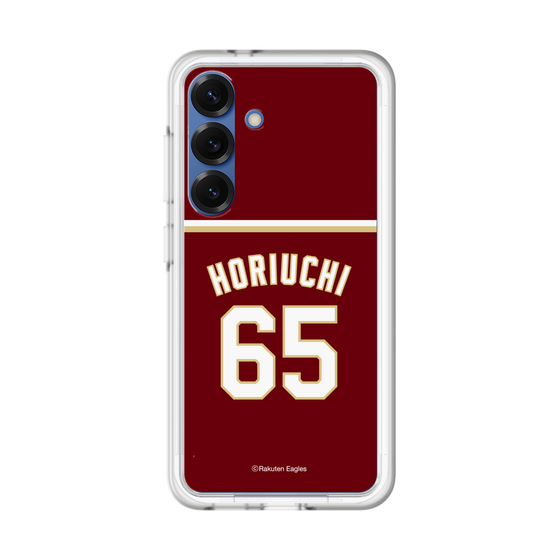 スリムプロテクションプレミアムケース［ 楽天イーグルス - #65 Horiuchi - ビジター ］