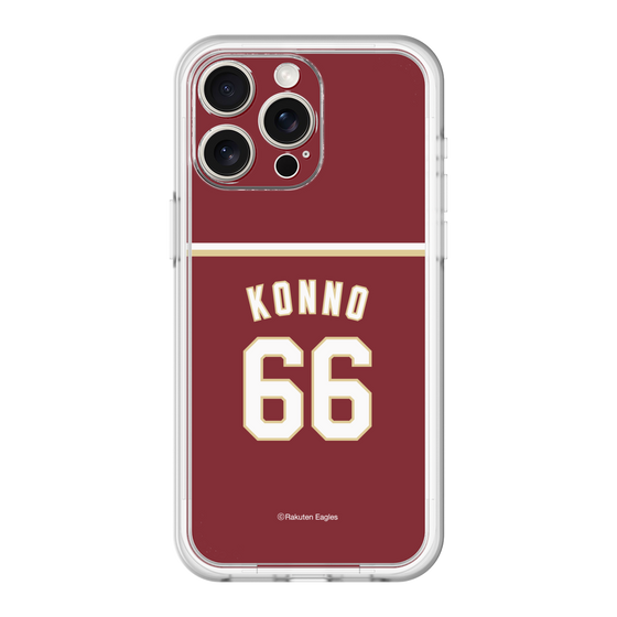 スリムプロテクションプレミアムケース［ 楽天イーグルス - #66 Konno - ビジター ］