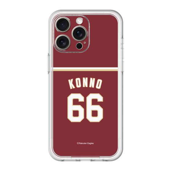 スリムプロテクションプレミアムケース［ 楽天イーグルス - #66 Konno - ビジター ］