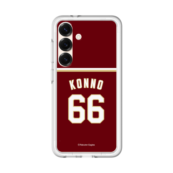 スリムプロテクションプレミアムケース［ 楽天イーグルス - #66 Konno - ビジター ］