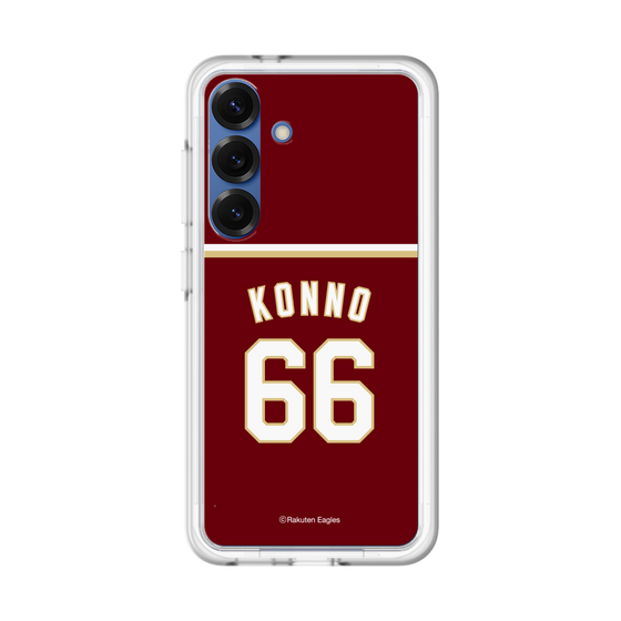 スリムプロテクションプレミアムケース［ 楽天イーグルス - #66 Konno - ビジター ］