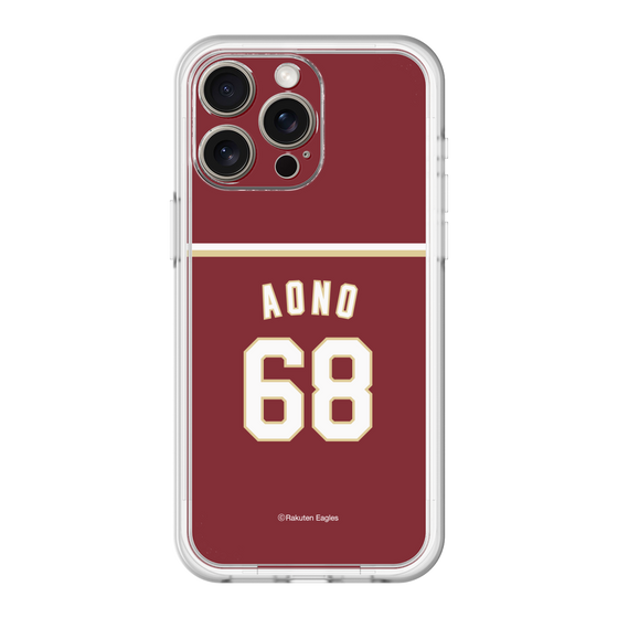 スリムプロテクションプレミアムケース［ 楽天イーグルス - #68 Aono - ビジター ］