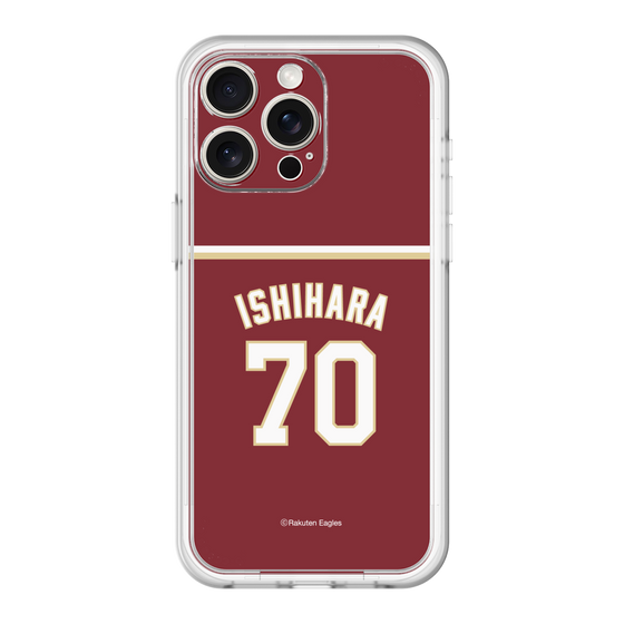 スリムプロテクションプレミアムケース［ 楽天イーグルス - #70 Ishihara - ビジター ］