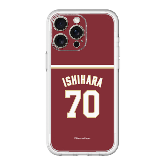 スリムプロテクションプレミアムケース［ 楽天イーグルス - #70 Ishihara - ビジター ］