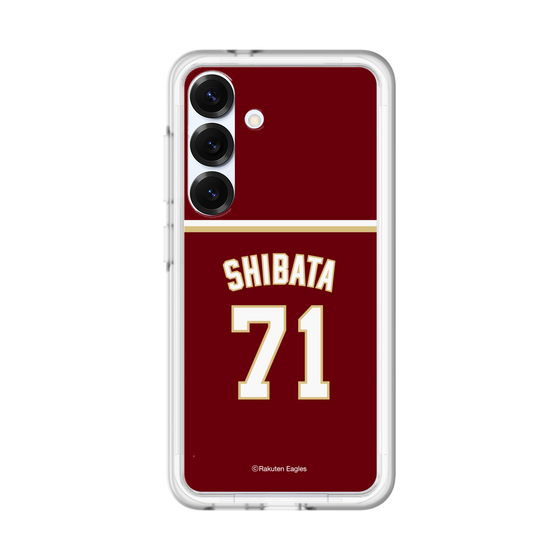 スリムプロテクションプレミアムケース［ 楽天イーグルス - #71 Shibata - ビジター ］