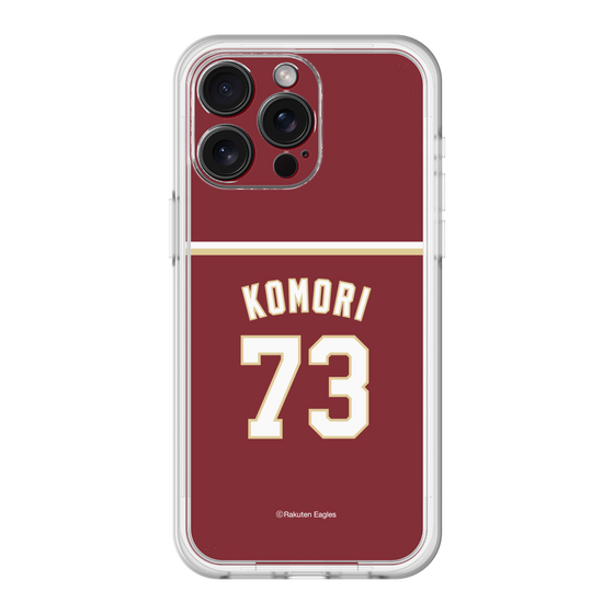 スリムプロテクションプレミアムケース［ 楽天イーグルス - #73 Komori - ビジター ］