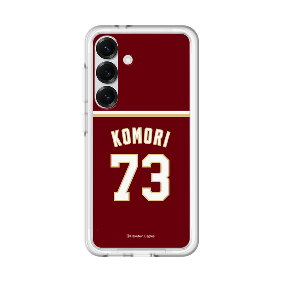 スリムプロテクションプレミアムケース［ 楽天イーグルス - #73 Komori - ビジター ］