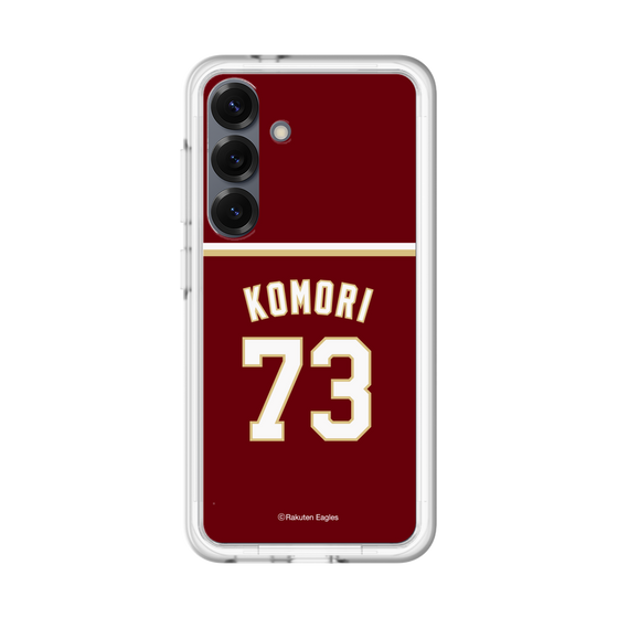 スリムプロテクションプレミアムケース［ 楽天イーグルス - #73 Komori - ビジター ］