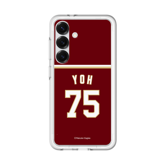 スリムプロテクションプレミアムケース［ 楽天イーグルス - #75 Yoh - ビジター ］