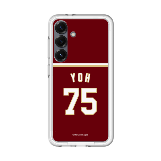 スリムプロテクションプレミアムケース［ 楽天イーグルス - #75 Yoh - ビジター ］