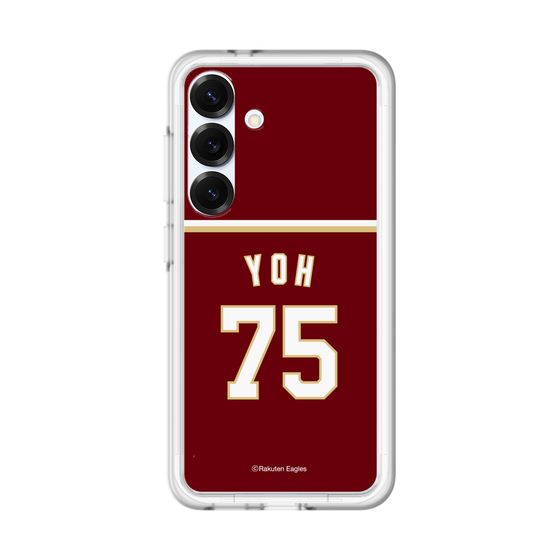 スリムプロテクションプレミアムケース［ 楽天イーグルス - #75 Yoh - ビジター ］