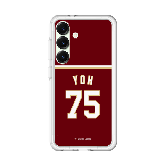 スリムプロテクションプレミアムケース［ 楽天イーグルス - #75 Yoh - ビジター ］