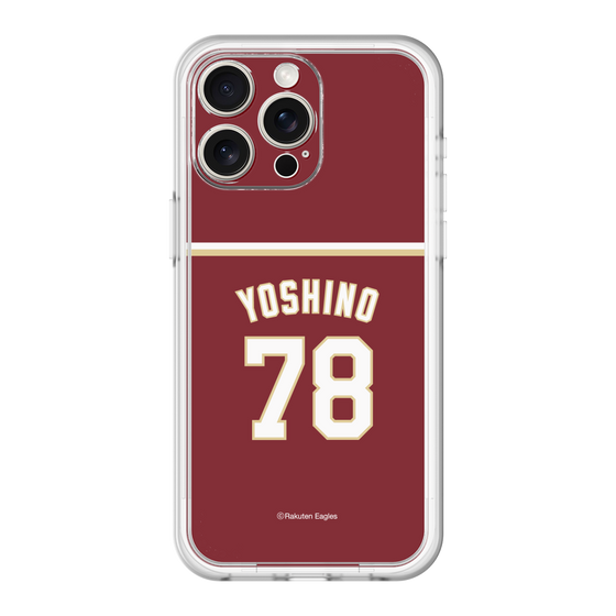 スリムプロテクションプレミアムケース［ 楽天イーグルス - #78 Yoshino - ビジター ］