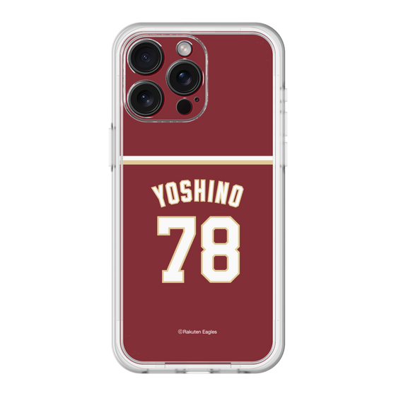 スリムプロテクションプレミアムケース［ 楽天イーグルス - #78 Yoshino - ビジター ］