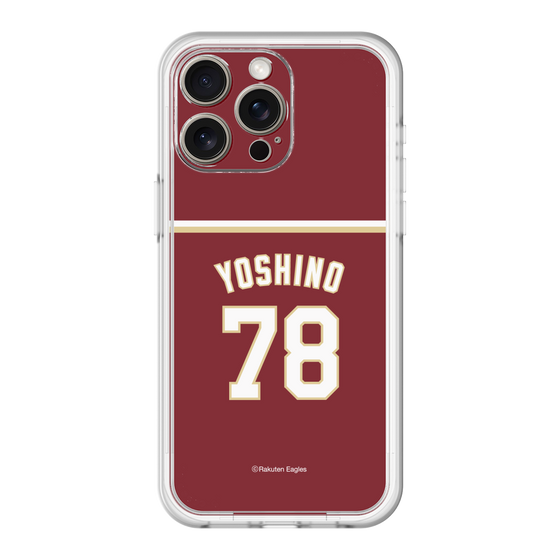 スリムプロテクションプレミアムケース［ 楽天イーグルス - #78 Yoshino - ビジター ］