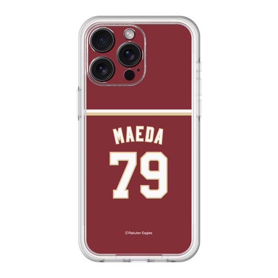 スリムプロテクションプレミアムケース［ 楽天イーグルス - #79 Maeda - ビジター ］