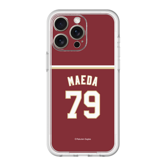 スリムプロテクションプレミアムケース［ 楽天イーグルス - #79 Maeda - ビジター ］