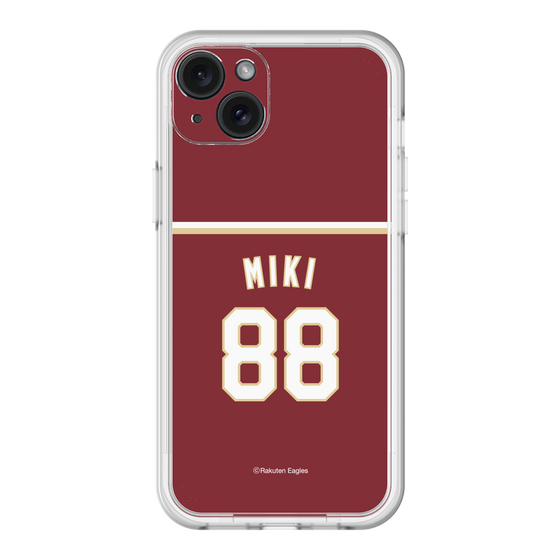 スリムプロテクションプレミアムケース［ 楽天イーグルス - #88 Miki - ビジター ］