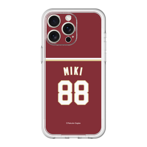 スリムプロテクションプレミアムケース［ 楽天イーグルス - #88 Miki - ビジター ］