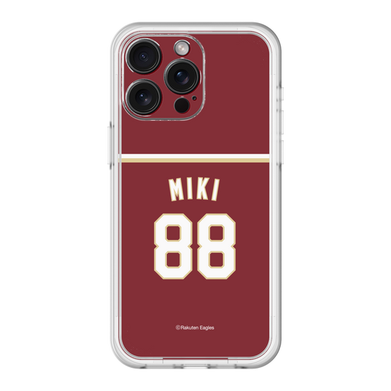 スリムプロテクションプレミアムケース［ 楽天イーグルス - #88 Miki - ビジター ］