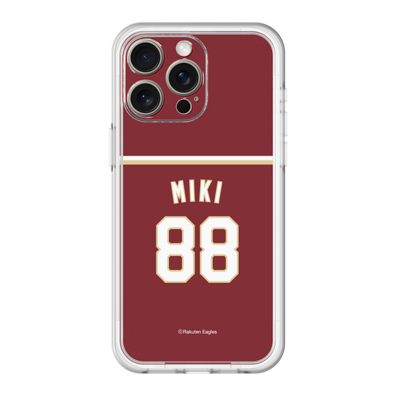 スリムプロテクションプレミアムケース［ 楽天イーグルス - #88 Miki - ビジター ］
