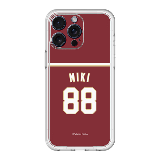 スリムプロテクションプレミアムケース［ 楽天イーグルス - #88 Miki - ビジター ］