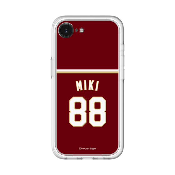 スリムプロテクションプレミアムケース［ 楽天イーグルス - #88 Miki - ビジター ］