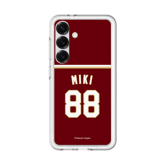 スリムプロテクションプレミアムケース［ 楽天イーグルス - #88 Miki - ビジター ］